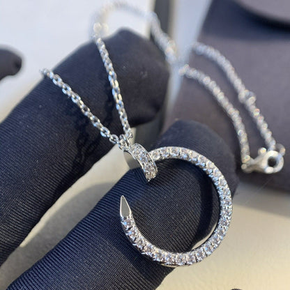 [Renovia Jewelry]JUSTE NECKLACE SILVER DIAMONDS
