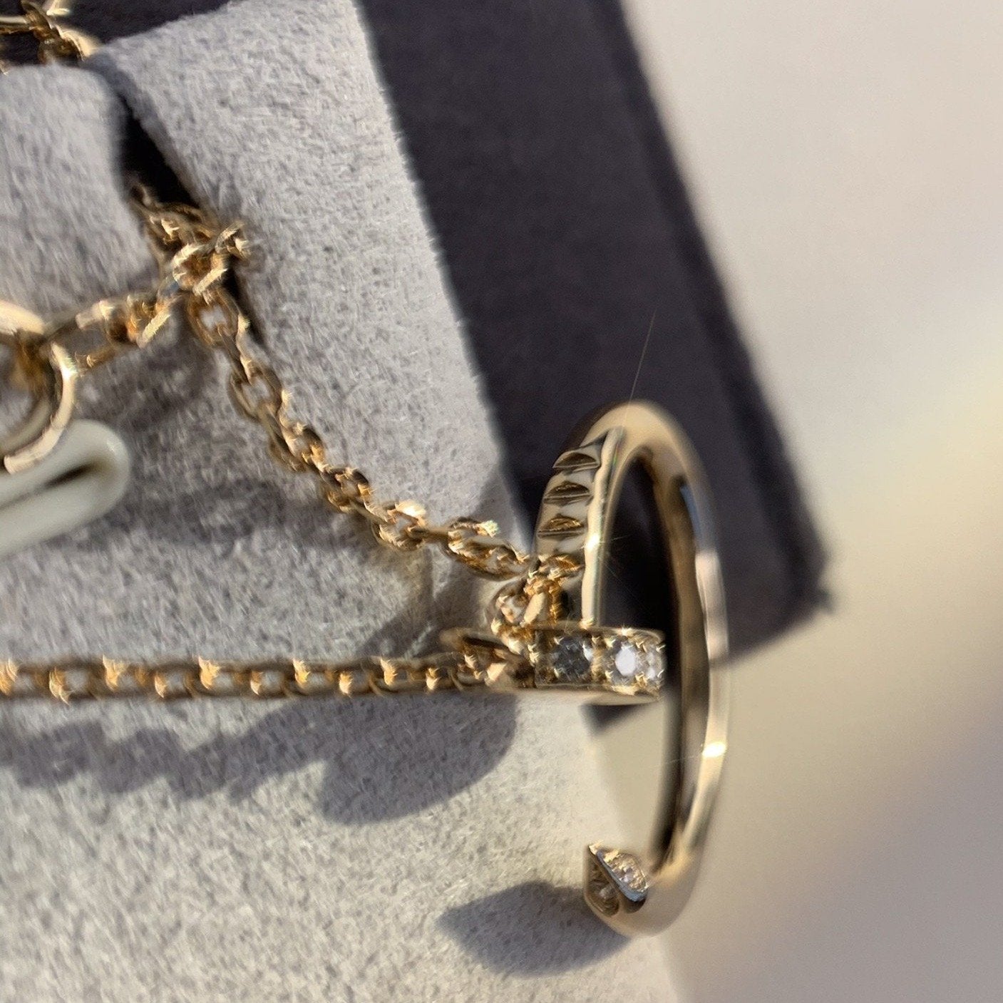 [Renovia Jewelry]JUSTE NECKLACE PINK GOLD