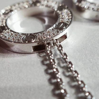 [Renovia Jewelry]LOVE NECKLACE ADJUSTABLE SILVER