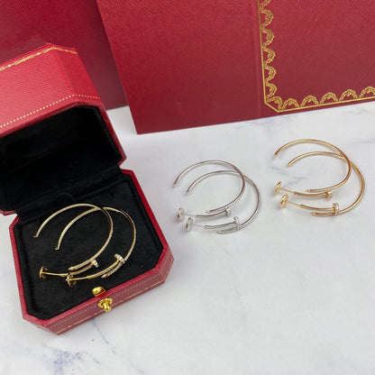 [Renovia Jewelry]JUSTE EARRINGS FULL DIAMONDS 1.8MM