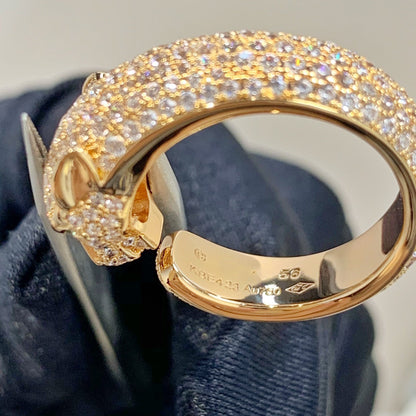[Renovia Jewelry]PANTHERE PINK GOLD DIAMOND RING