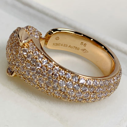 [Renovia Jewelry]PANTHERE PINK GOLD DIAMOND RING