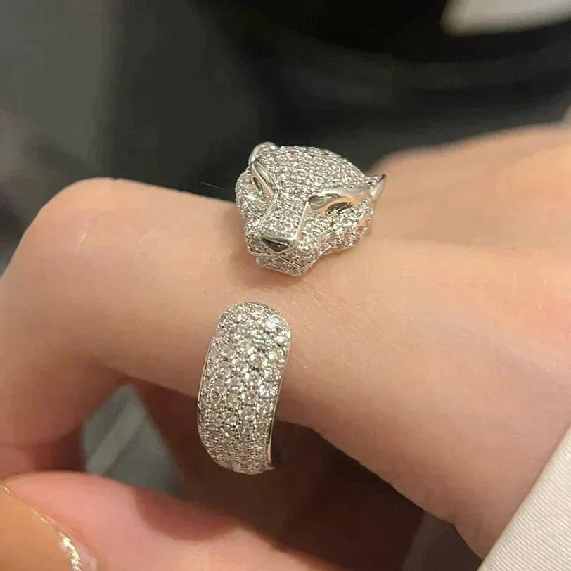 [Renovia Jewelry]PANTHERE 5.5MM ALL DIAMOND RING