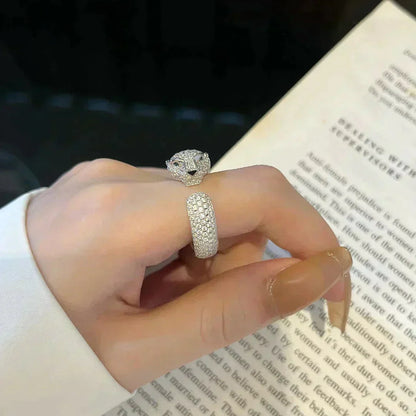 [Renovia Jewelry]PANTHERE 5.5MM ALL DIAMOND RING