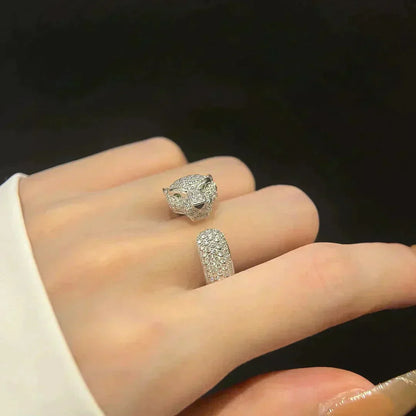 [Renovia Jewelry]PANTHERE 5.5MM ALL DIAMOND RING