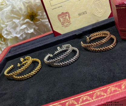 [Renovia Jewelry]CLASH LARGE HOOP EARRINGS