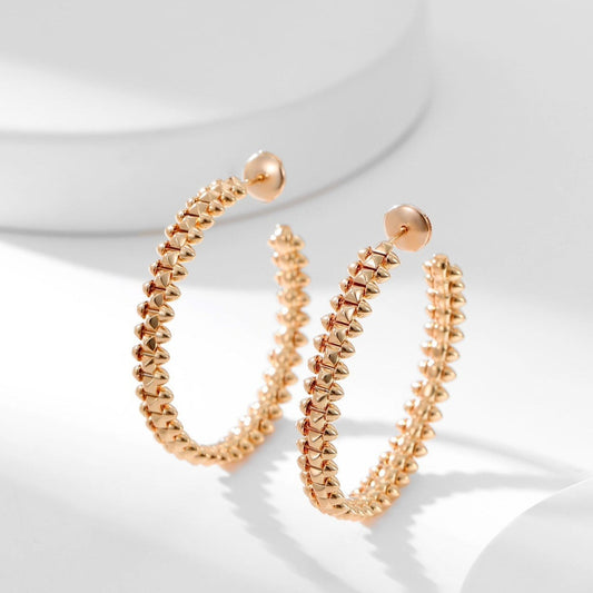 [Renovia Jewelry]CLASH HOOP EARRINGS