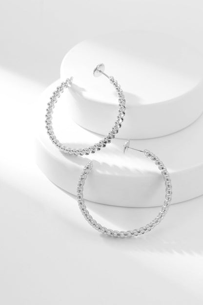 [Renovia Jewelry]CLASH HOOP EARRINGS