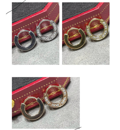 [Renovia Jewelry]LOVE DIAMOND EARRINGS