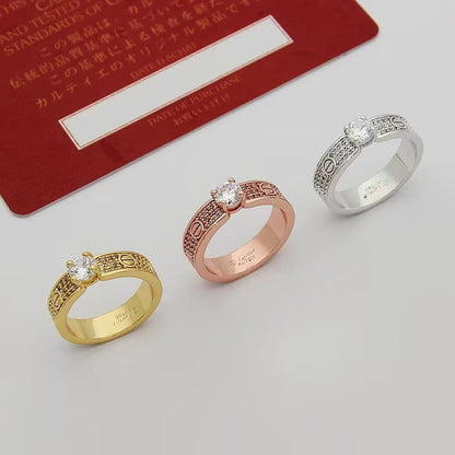 [Renovia Jewelry]Starry Sky Diamond Ring
