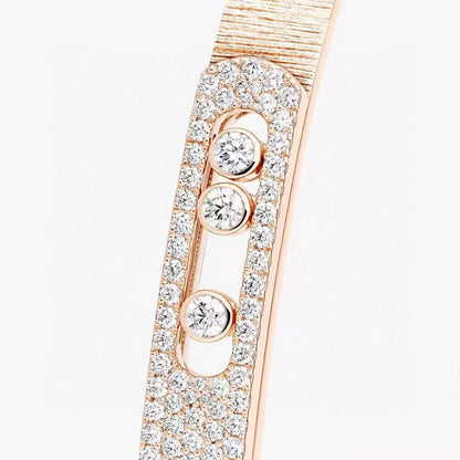 [Renovia Jewelry]2026 BRAND-NEW FROSTED BRACELET WITH DIAMONDS THREE COLORS