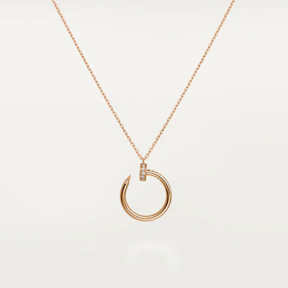 [Renovia Jewelry]JUSTE NECKLACE PINK GOLD
