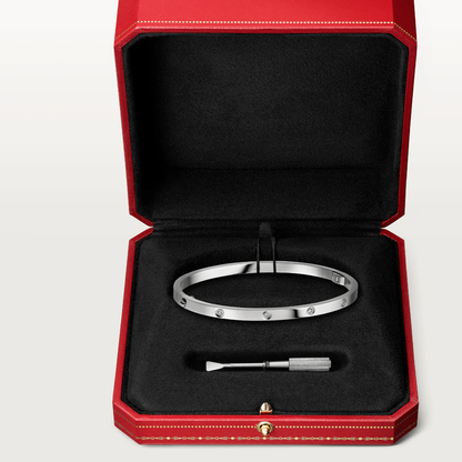 [Renovia Jewelry]LOVE BRACELET 3.65MM 10 DIAMONDS