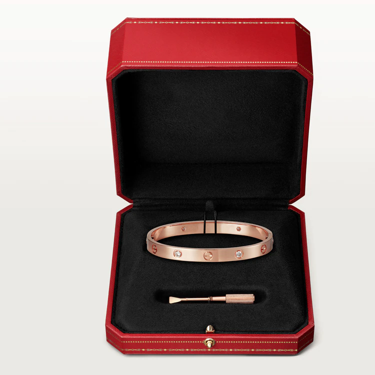 [Renovia Jewelry]LOVE BRACELET 6.1MM 4 DIAMONDS