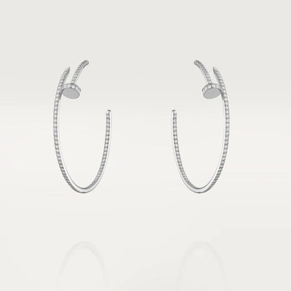 [Renovia Jewelry]JUSTE EARRINGS FULL DIAMONDS 1.8MM