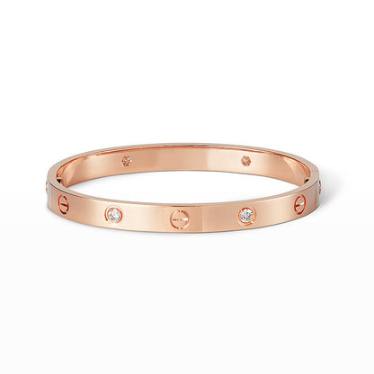 [Renovia Jewelry]LOVE BRACELET 6.1MM 4 DIAMONDS