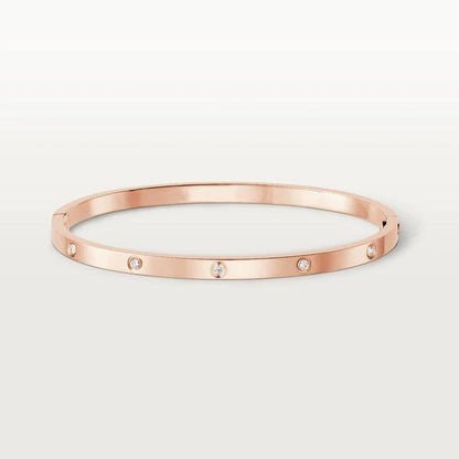 [Renovia Jewelry]LOVE BRACELET 3.65MM 10 DIAMONDS