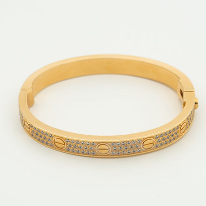 [Renovia Jewelry]LOVE BRACELET 6.1MM DIAMOND-PAVED