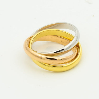 [Renovia Jewelry Jewelry]TRINITY RING GOLD PINK GOLD SILVER
