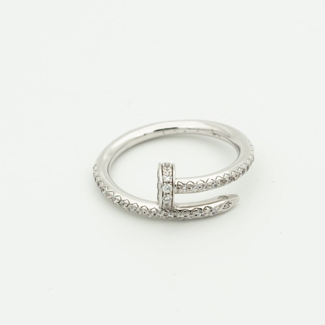 [Renovia Jewelry]JUSTE RING 1.8MM SILVER DIAMONDS