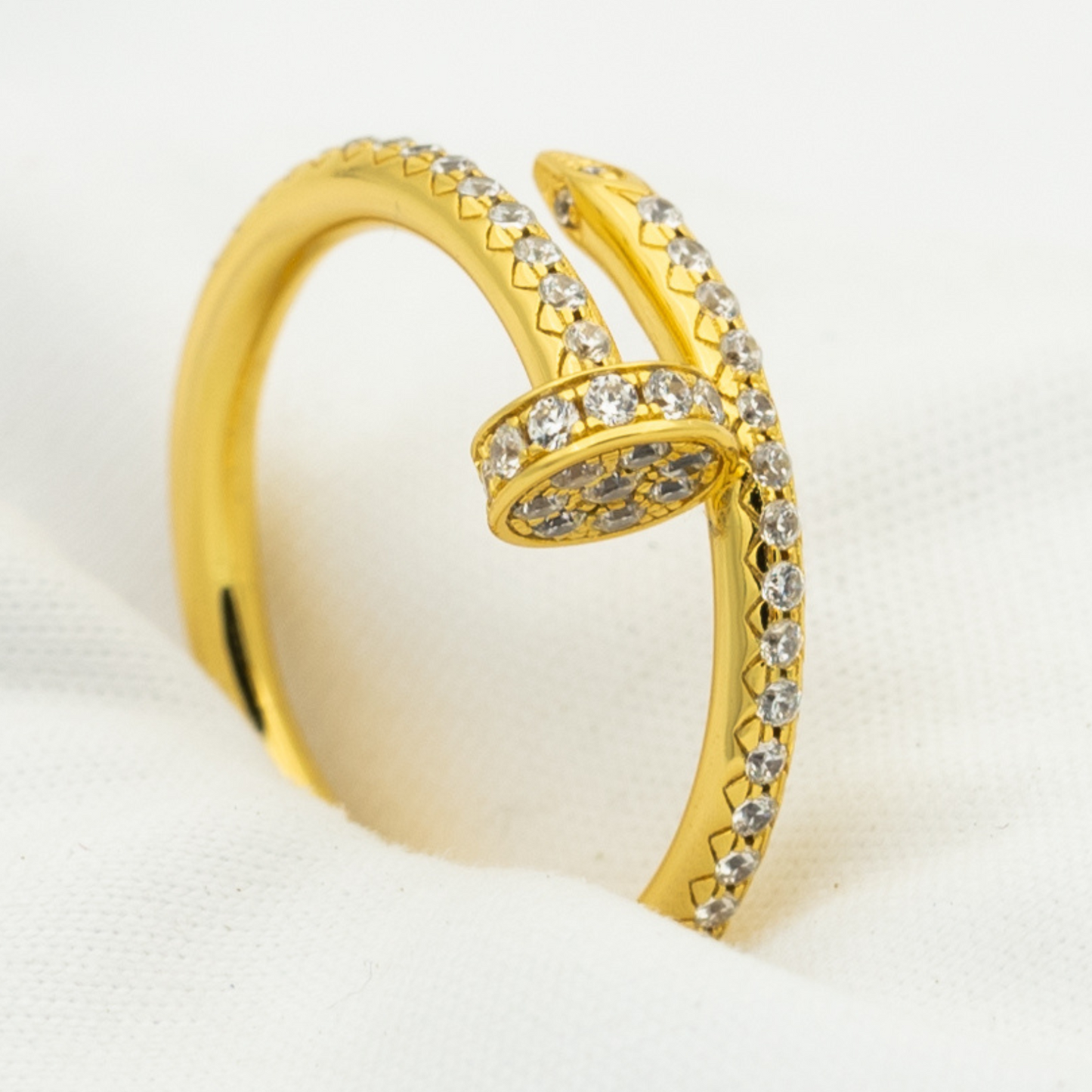 [Renovia Jewelry]JUSTE RING 1.8MM GOLD DIAMONDS