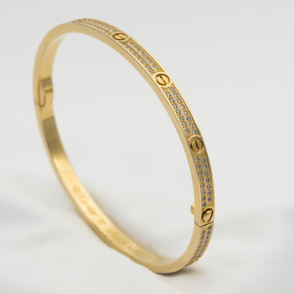 [Renovia Jewelry]LOVE BRACELET 3.65MM DIAMOND-PAVED