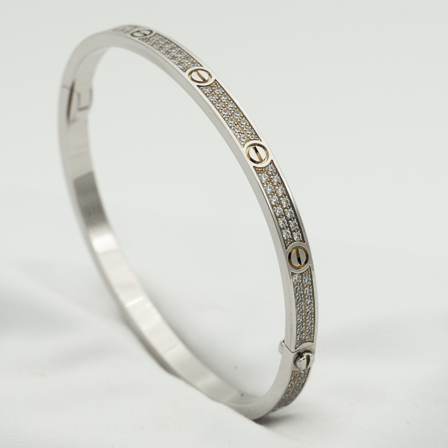[Renovia Jewelry]LOVE BRACELET 3.65MM DIAMOND-PAVED