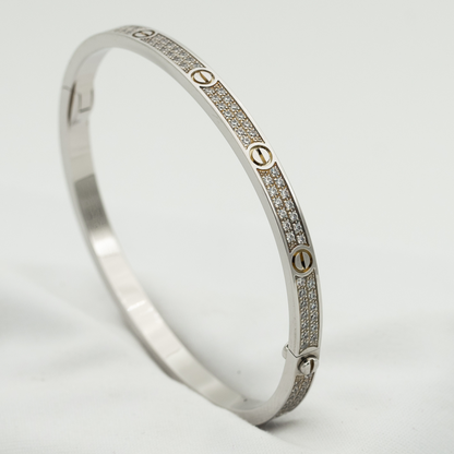 [Renovia Jewelry]LOVE BRACELET 3.65MM DIAMOND-PAVED