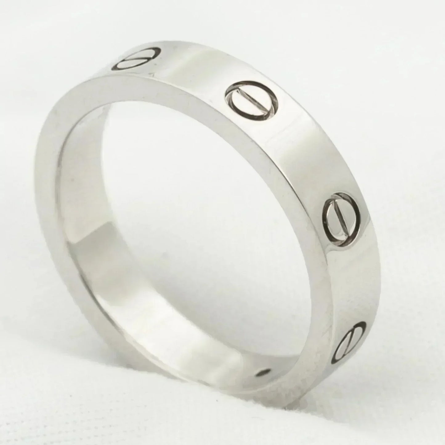 [Renovia Jewelry]LOVE RING 4MM 1 DIAMOND SILVER