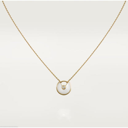 [Renovia Jewelry]AMULETTE ROSE GOLD MOP NECKLACE