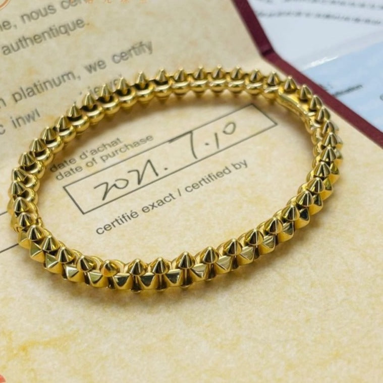 [Renovia Jewelry]CLASH GOLD BRACELET