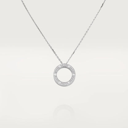 [Renovia Jewelry]LOVE NECKLACE ADJUSTABLE SILVER