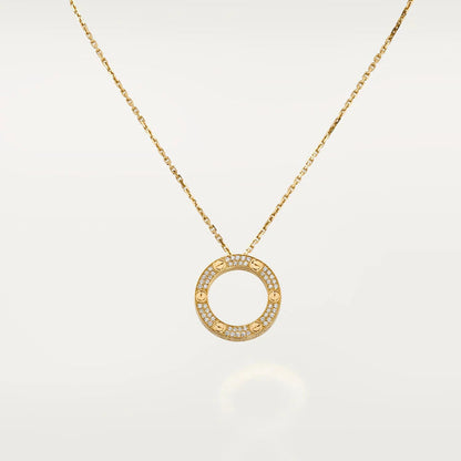[Renovia Jewelry]LOVE NECKLACE ADJUSTABLE ROSE GOLD
