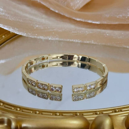 [Renovia Jewelry jewelrys]LOVE DIAMOND OPEN  BRACELET