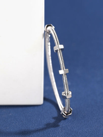 [Renovia Jewelry jewelrys]CT THREADED BRACELET
