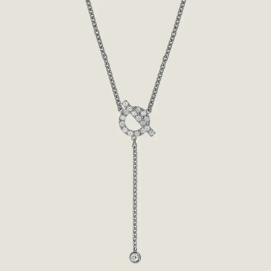 [Renovia Jewelry]FINESSE SILVER DIAMOND NECKLACE