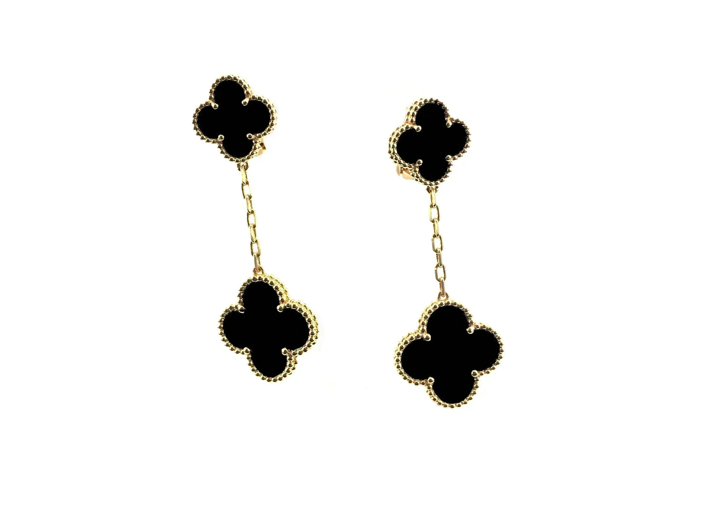 [Renovia Jewelry]CLOVER 2 MOTIFS  EARRINGS (MULTIPLE CHOICESC