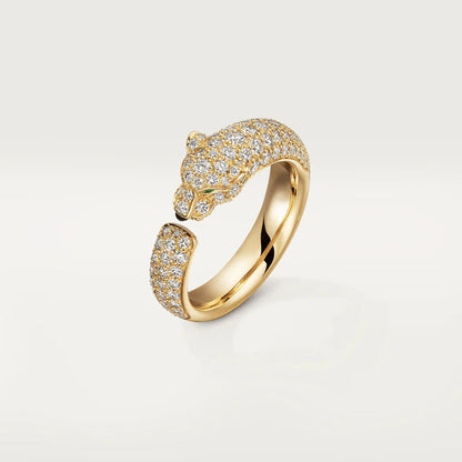 [Renovia Jewelry]PANTHERE PINK GOLD DIAMOND RING